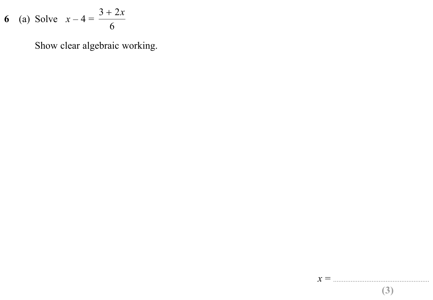 Exam Question
